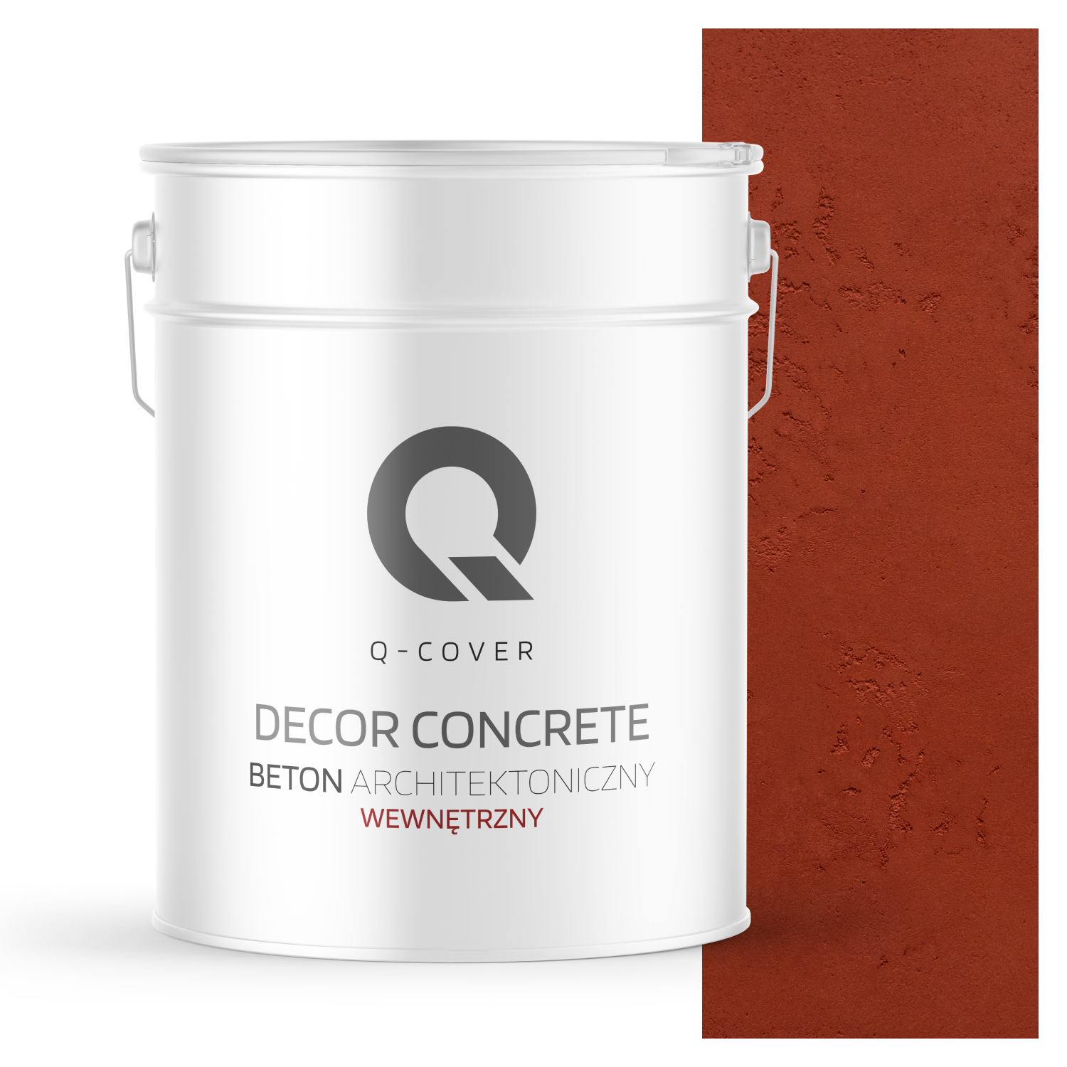 Beton Architektoniczny Wewnętrzny Q-Cover Ceglasty F325 15KG