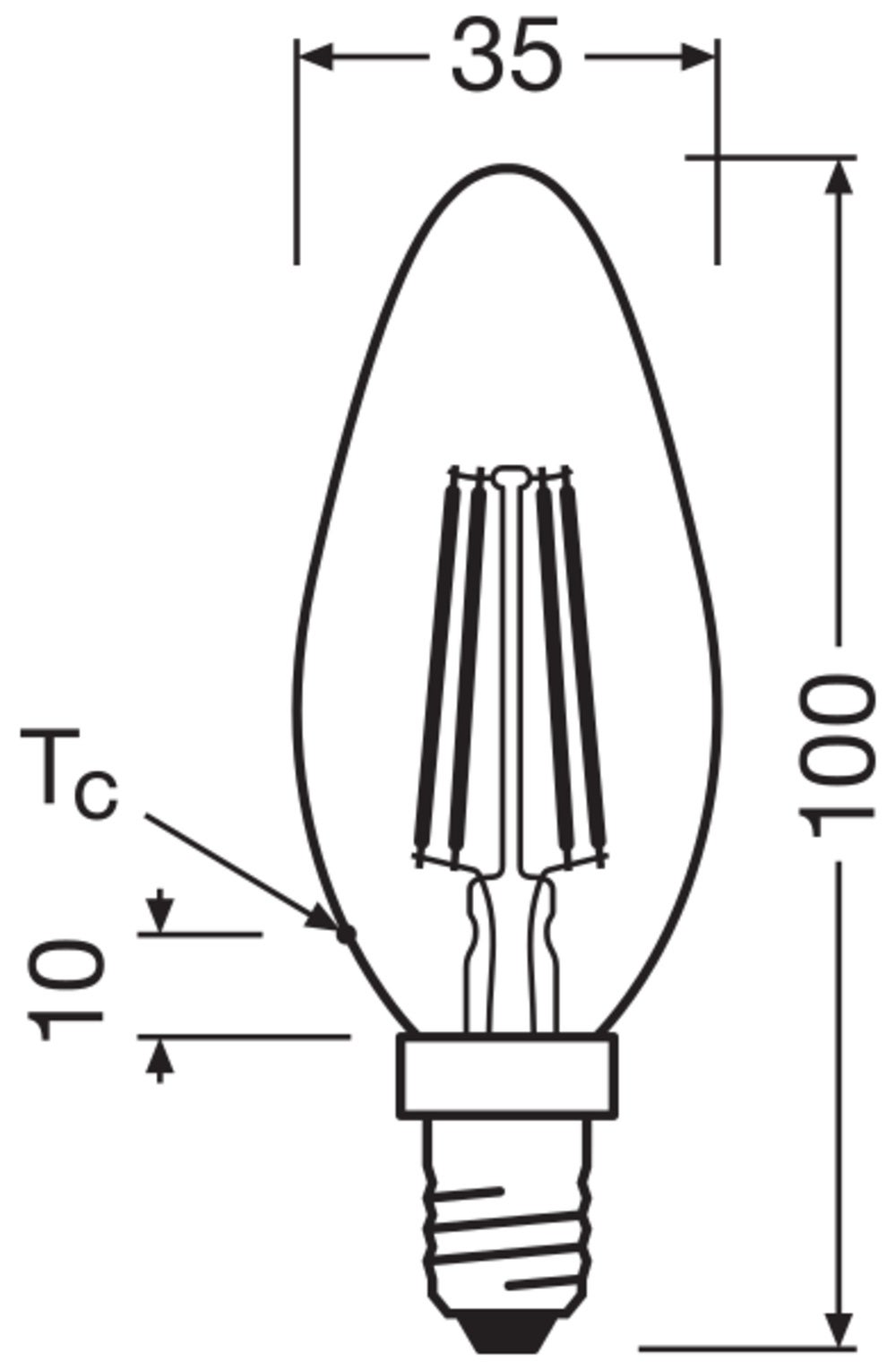 Ampoule LED OSRAM SUPERSTAR+ CLASSIC B FIL 40, 2,9W, 470lm - 3