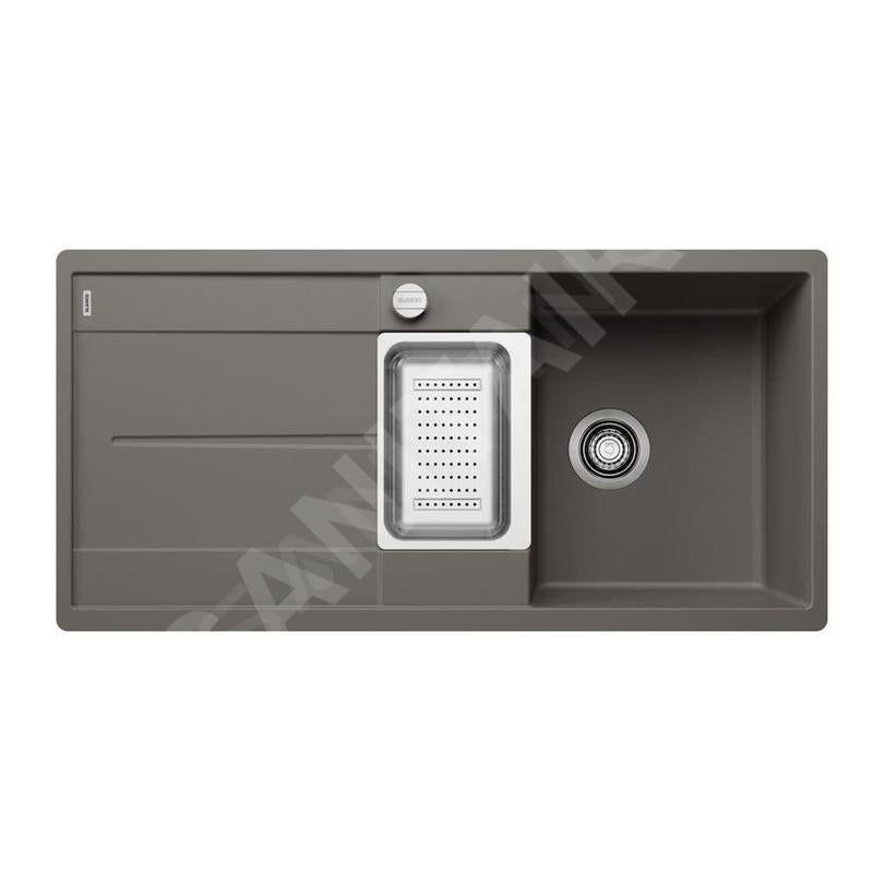 Evier Blanco Metra 6 S-F Silgranit - GRIS VOLCAN - Vidage : Automatique ...