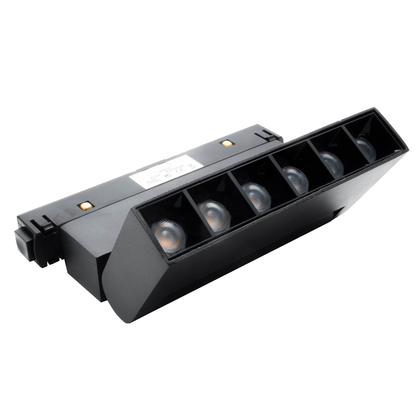 Spot LED sur rail 6W 180 degrés rail magnétique barre orientable 48V vitrines magasin lumière dimmable CCT 3000K 4000K 6400K - 2