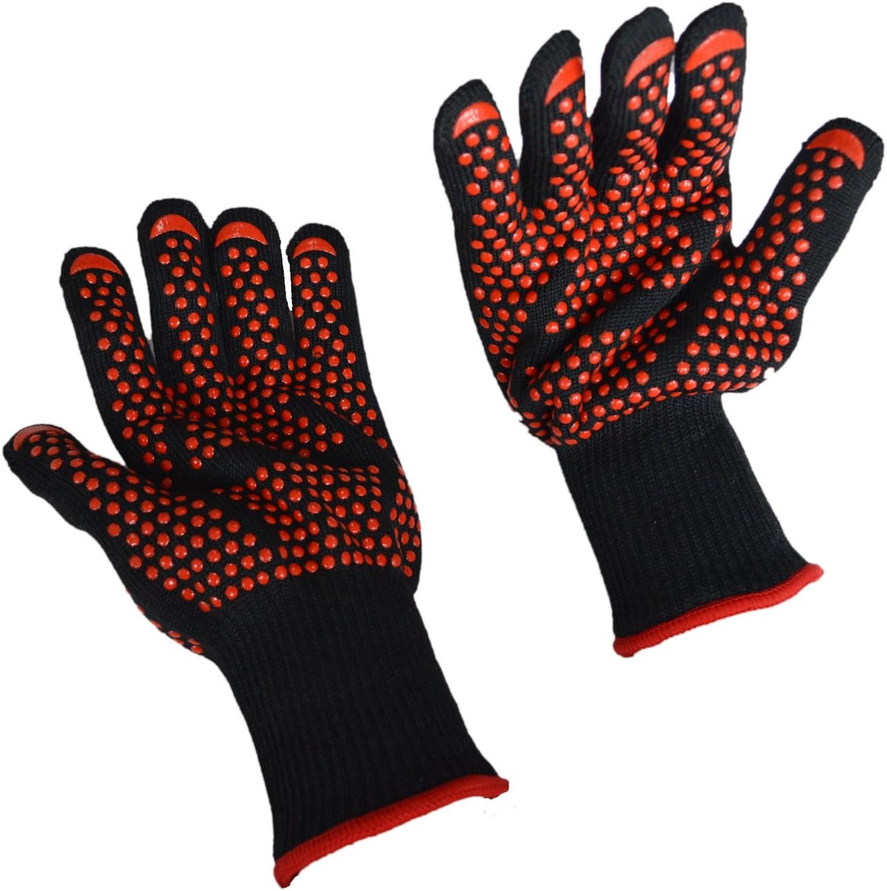 1 Paio Di Guanti Da Forno In Silicone, Resistenti Al Calore Fino - Foto 8