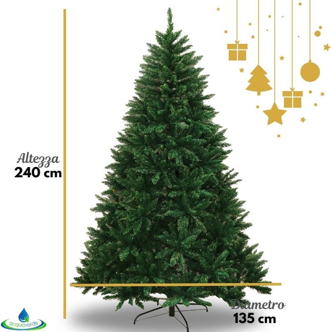 Albero Di Natale Artificiale Folto Effetto Realistico 723 Rami Ampia Chioma Montaggio Rapido E Facile Foglia Con Doppia Colorazione In Pvc Abete Natalizio Con Base In Metallo 180 Cm 191708 Albero Di Natale Artificiale Folto Effetto Realistico 723 Rami Ampia Chioma Montaggio Rapido E Facile Foglia Con Doppia Colorazione In Pvc Abete Natalizio Con Base In Metallo 180 Cm 191708