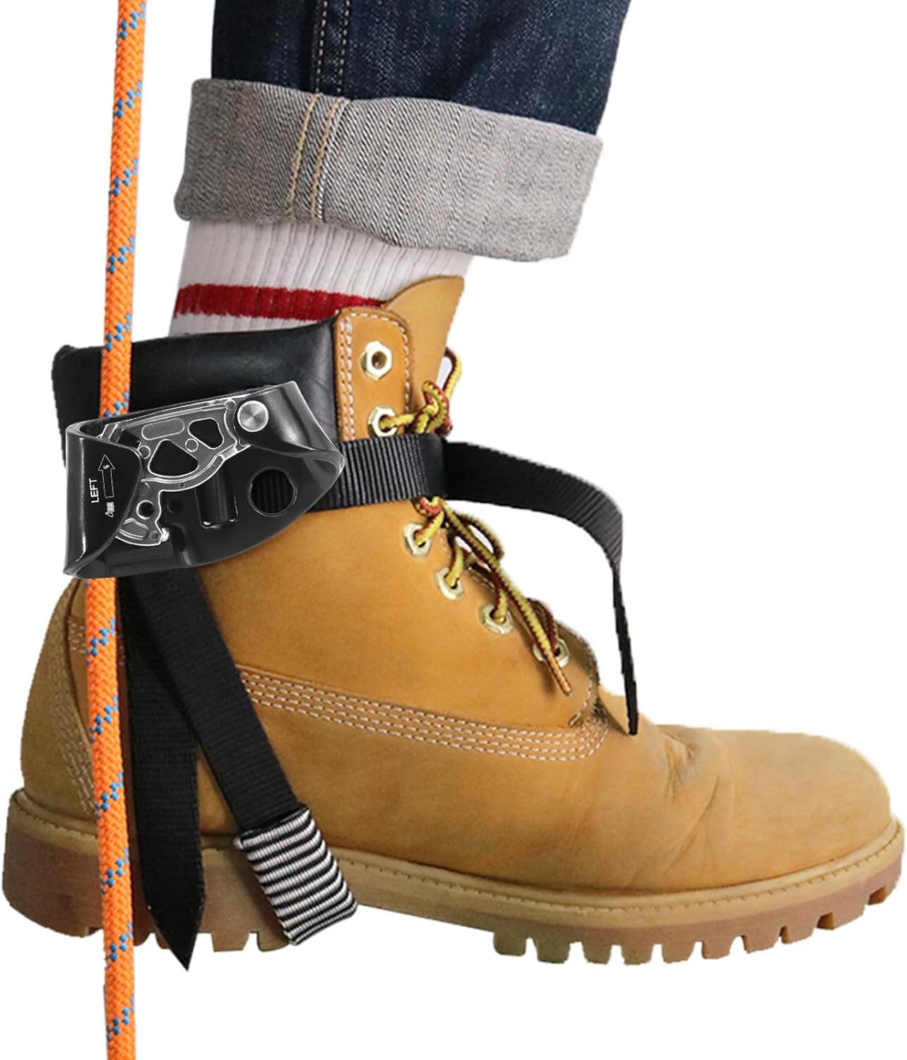 NewDoar Bloqueur De Pied Ascenseur Pour Escalade Sur Corde - Équipement Arboriste Alpinisme Rappel, Compatible 8-13mm, Charge 150kg