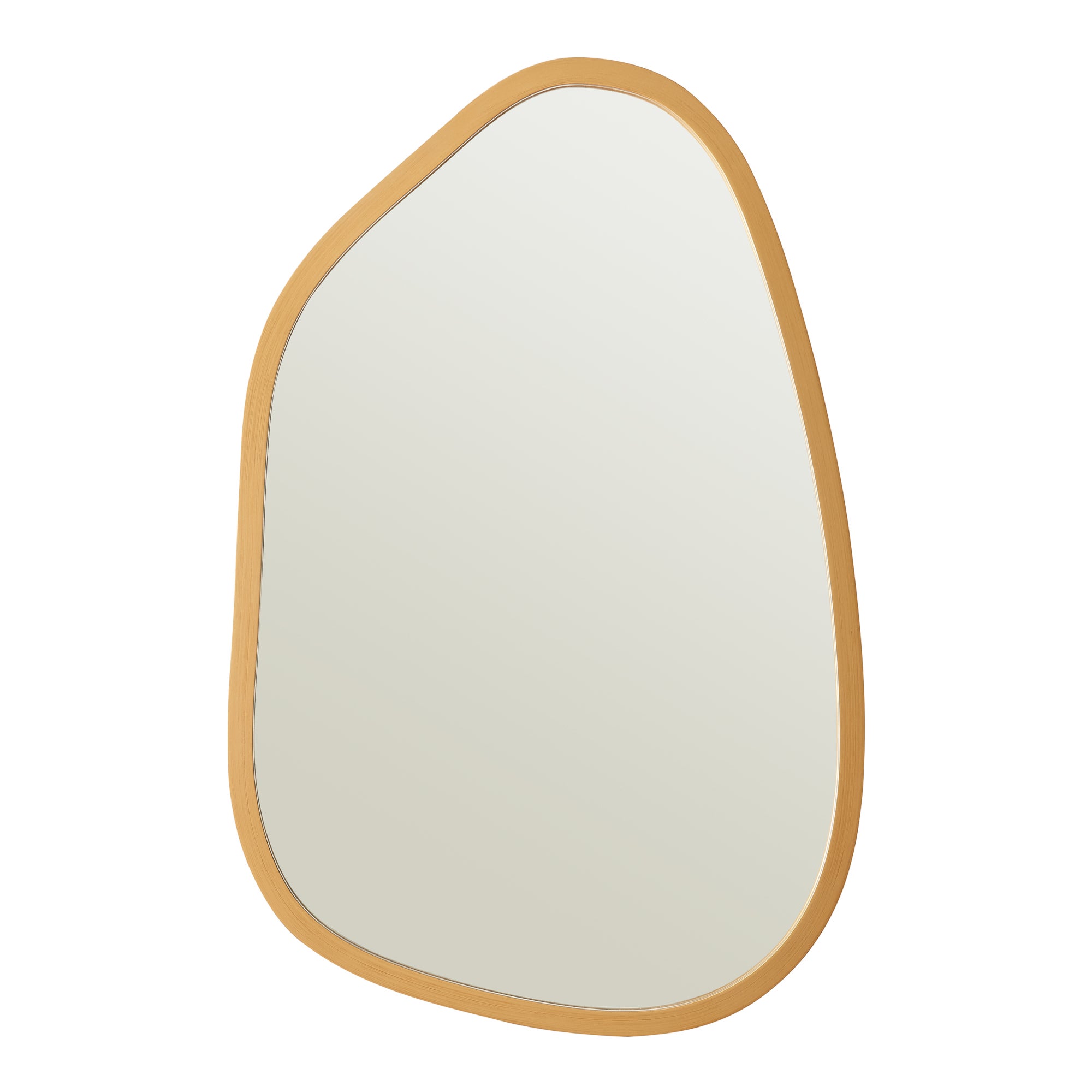 Miroir mural Filiano asymétrique 80 x 58 cm or [en.casa] - 4
