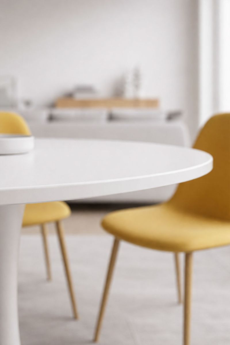 Essenza Mesa Kolio 60 Cm, Mesa De Comedor Redonda Estilo Industrial , Leroy Merlin