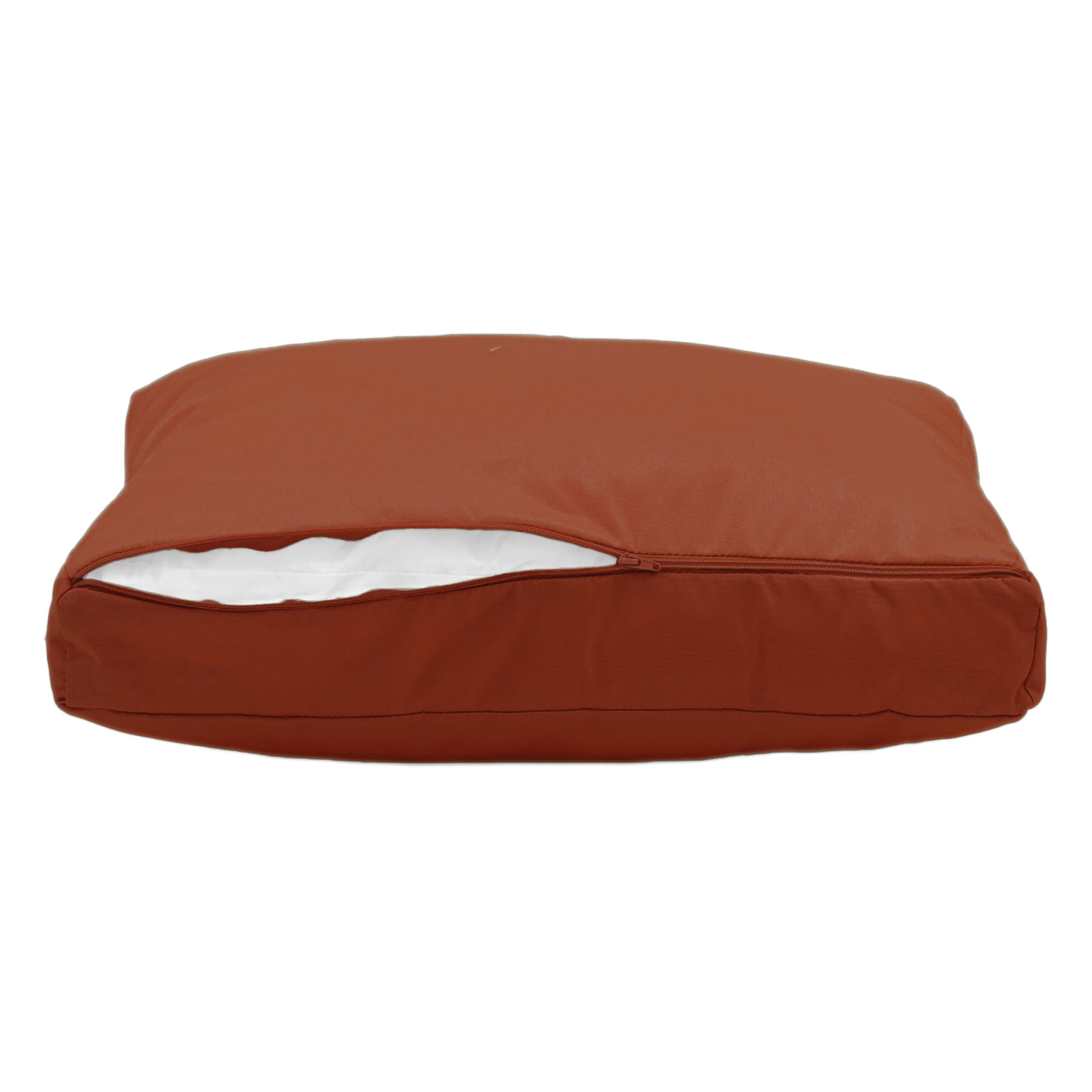 Coussins pour salon de jardin déhoussable 120x60cm Terracotta - 7