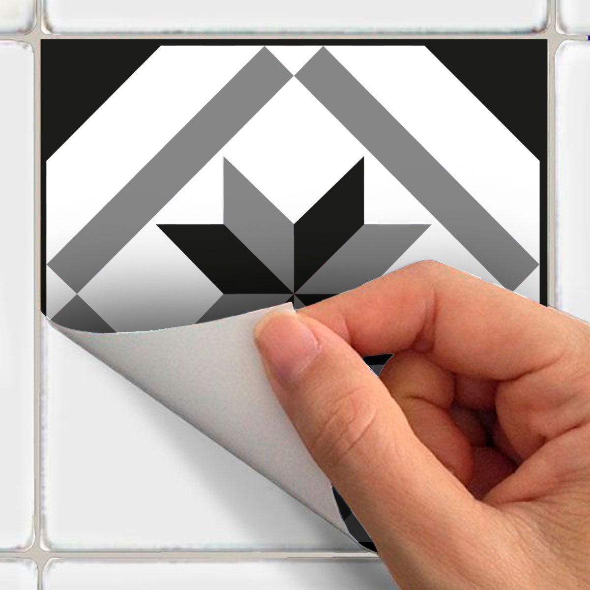 9 adesivi piastrelle azulejos zepetina - Sticker adesivo - adesivi murali - 9stickers15x15cm - 5