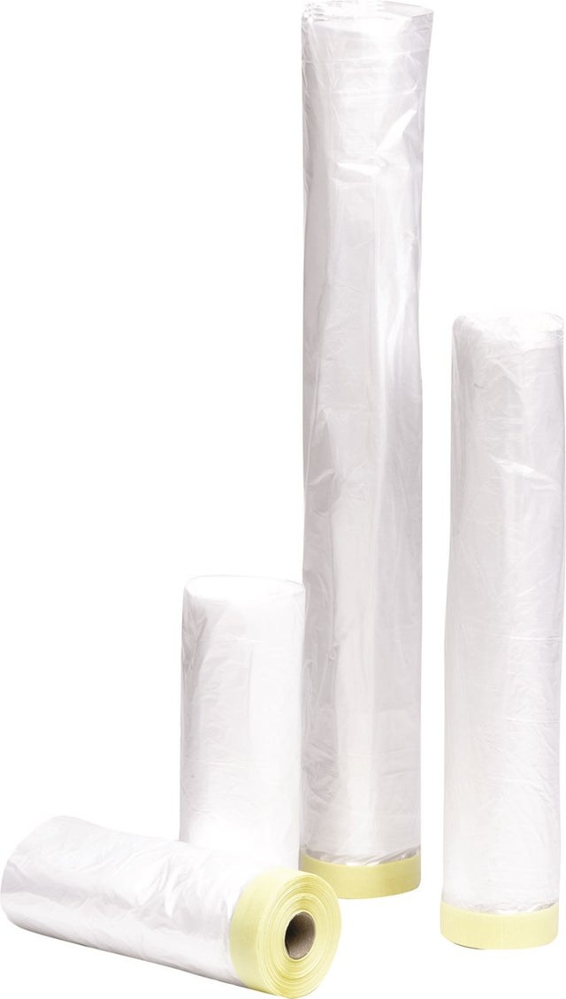 Cinta pintor + plastico 60cm. 22,5mt rollo