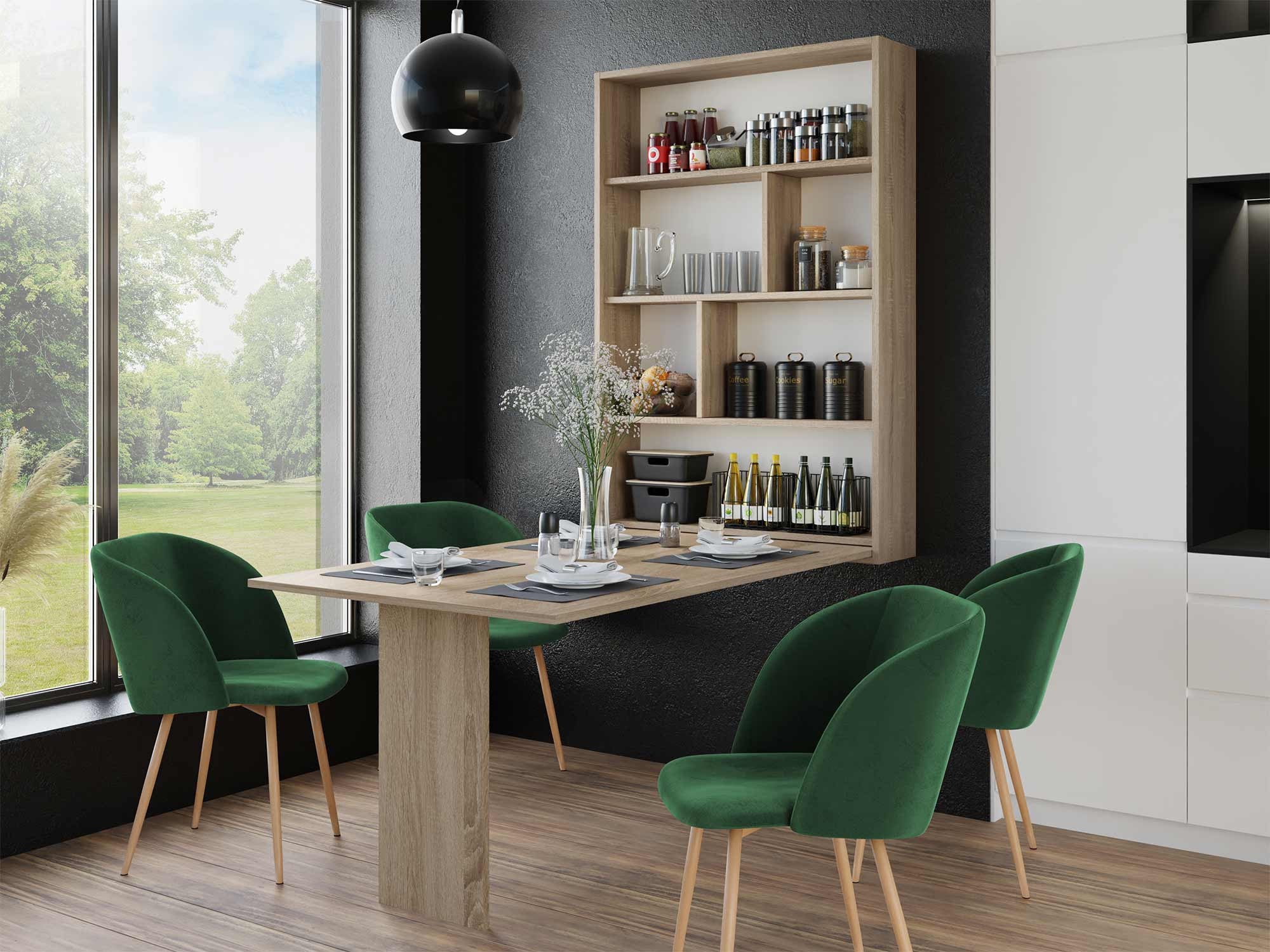 Table à manger contemporain 85*19*203 cm bois - MONDRIAN - Best Mobilier - 2