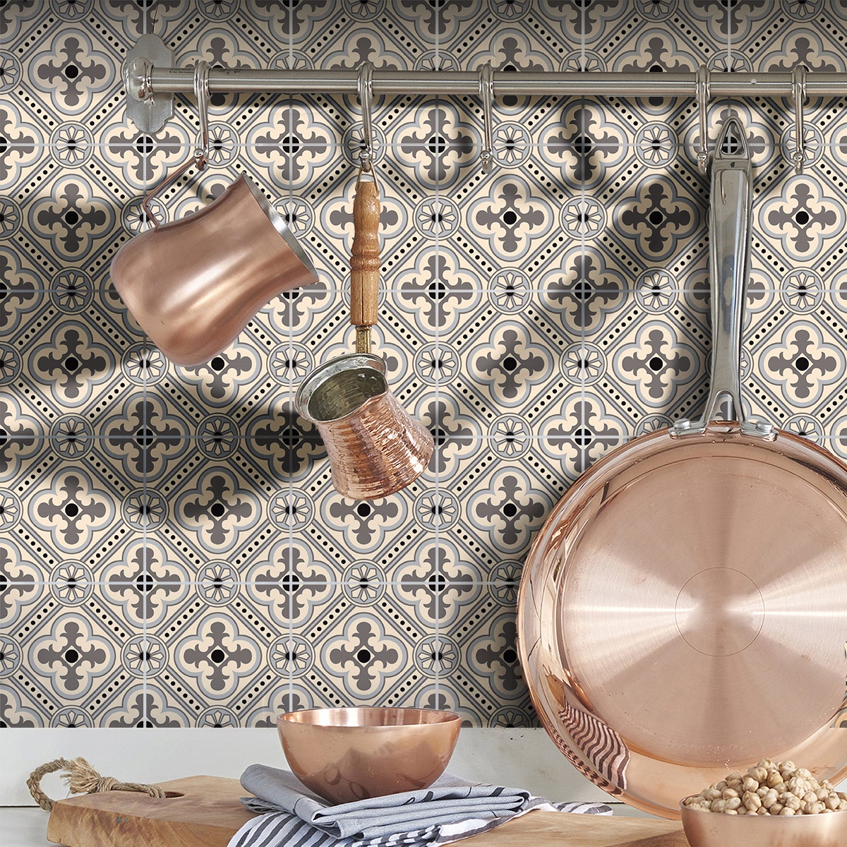 9 adesivi piastrelle azulejos Candelaria - Sticker adesivo - adesivi murali - 9stickers20x20cm - 5