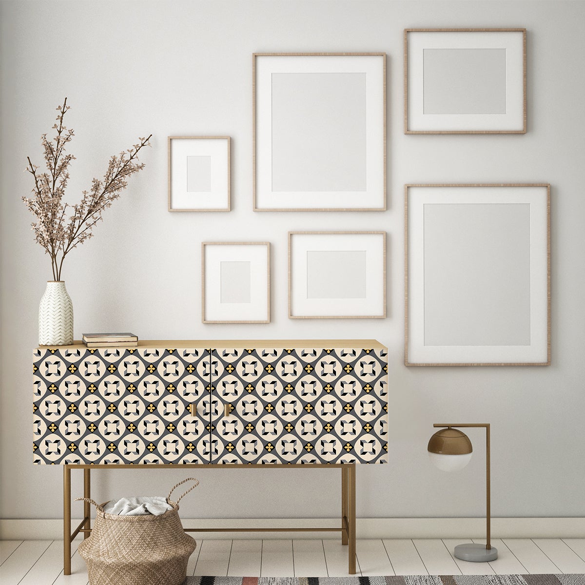 24 adesivi piastrelle di cemento mobili arocena - Sticker adesivo - adesivi murali - 24stickers15x15cm - 3