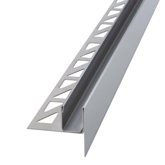 Cunha de declive de aço inoxidável Dalsys 148cm x 19mm direito Prateado