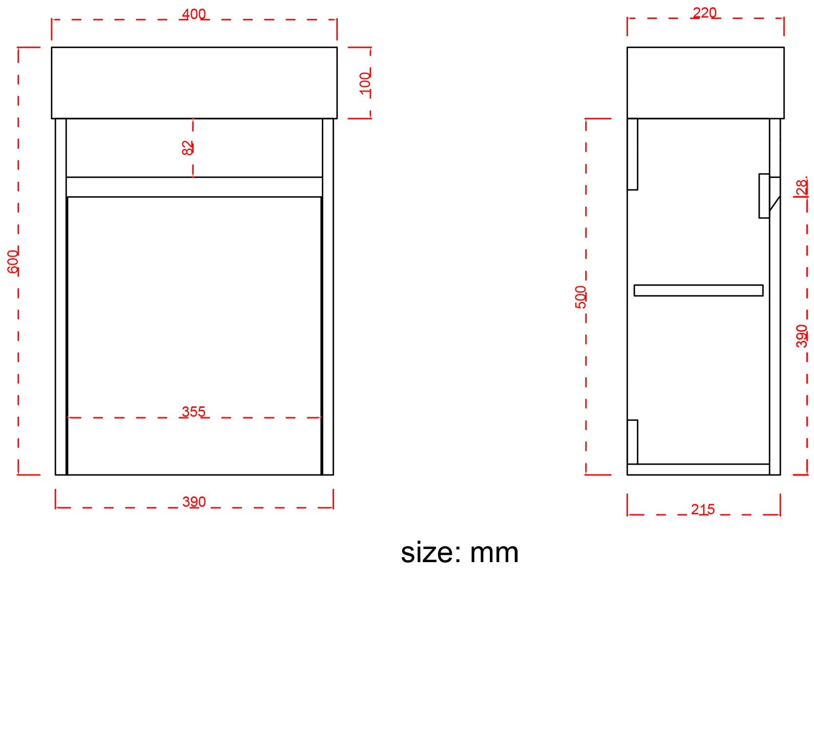 LOMAZOO meuble lave-mains Ibiza chêne chaud - 40cm - 3