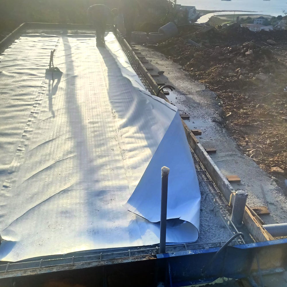 Feuille anti-radon (20 m x 1,5 m) - Feuille isolante pour les processus d'isolation au radon dans les maisons, bureaux, garages, etc. - 6