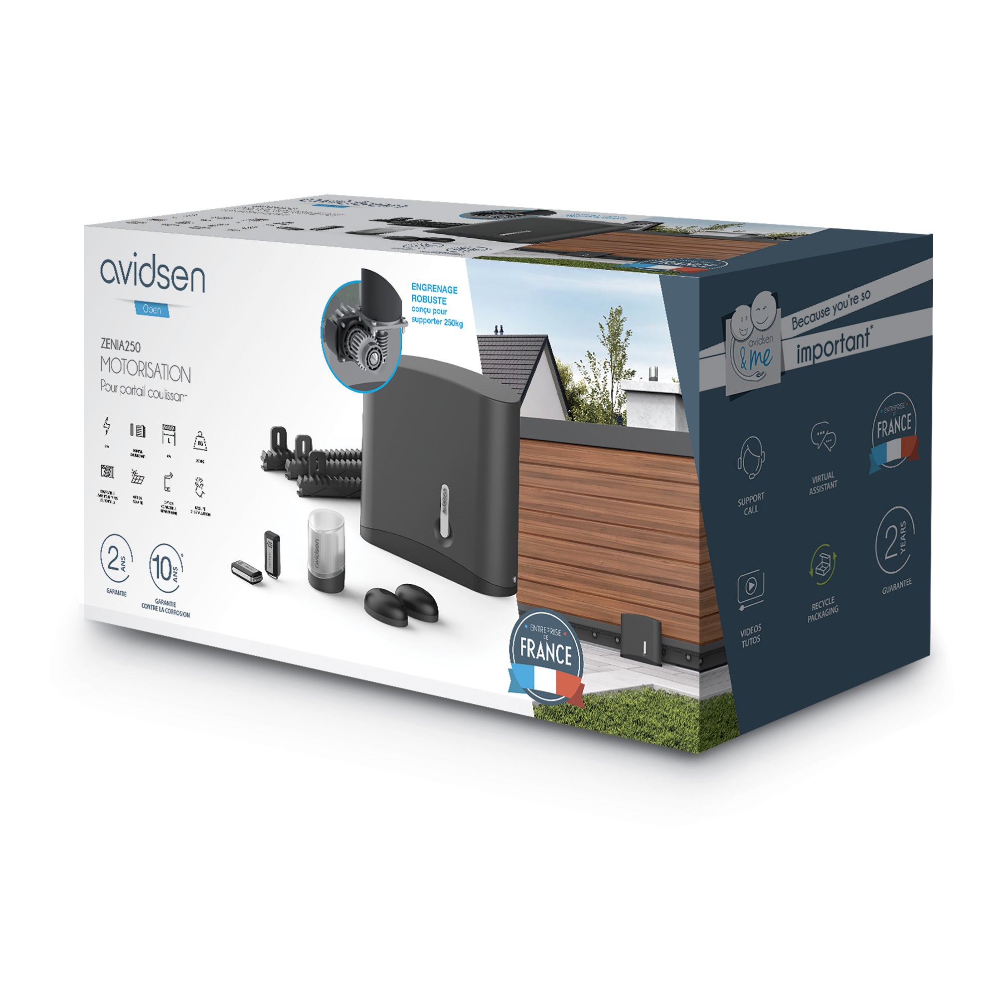 Automazione per cancelli scorrevoli Zenia 250 24V - Ante fino a 4 mt / 250 Kg. - 8