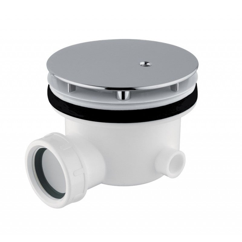 SEGNAYEN - Couvercle Siphon Douche 115 Mm Chromé - Anti Cheveux, Débit Rapide