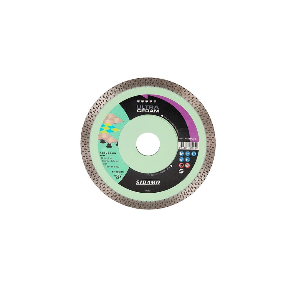 Disque diamant ULTRA CÉRAM D. 76 x 10 x H 6 mm Grès céram / faïence 11130149 Sidamo - 4