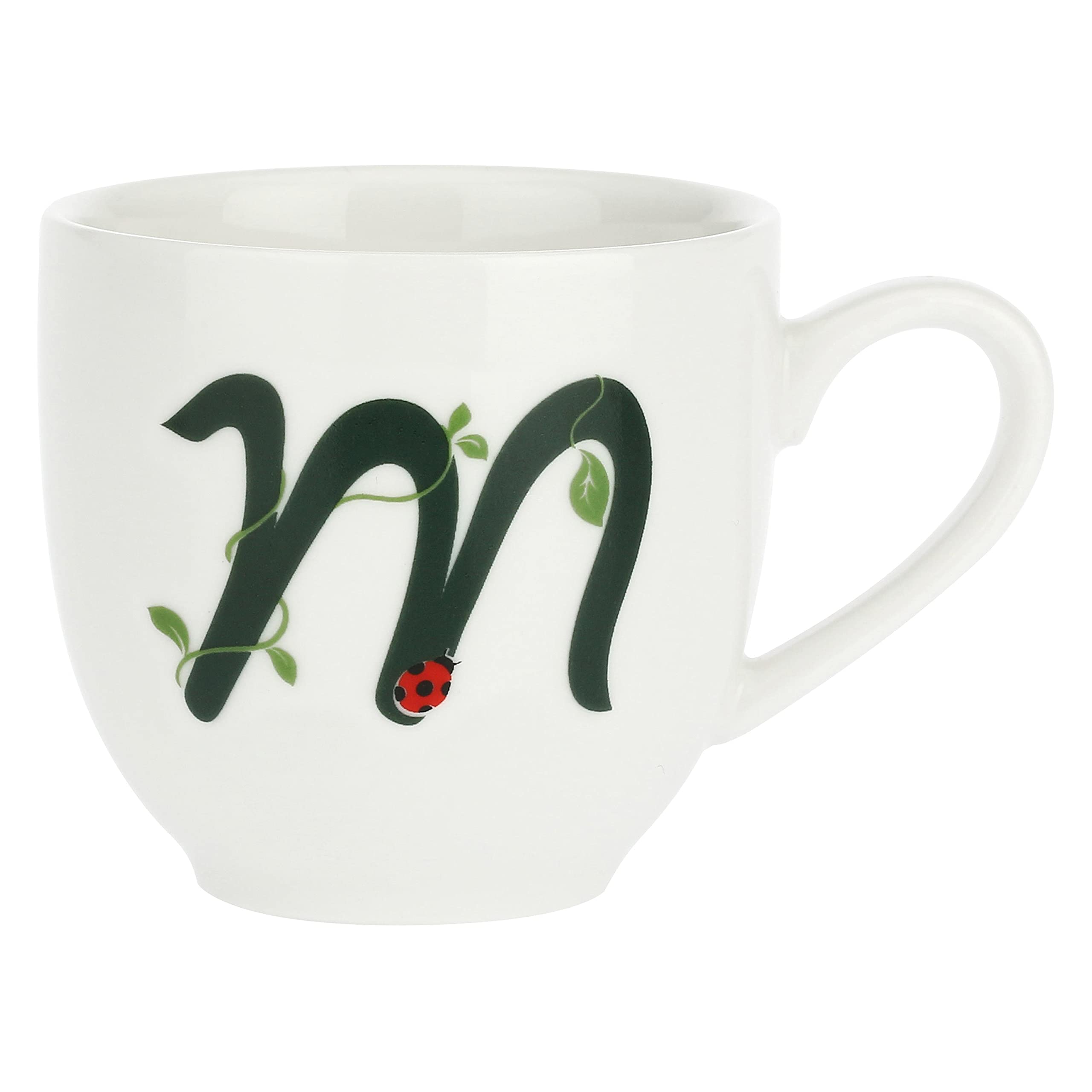 La Porcellana Bianca - Tazzina Da Caffè Con Piattino Lettera 'I' In Gift Box - 90cc - Solotua, Idea Regalo Per La Tavola
