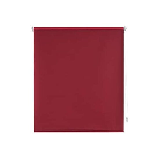 Blindecor | estor enrollable sin herramientas easyfix opaco liso - medidas estor: 67x180 - medida tela estor: 64x175 - estor rojo burdeos
