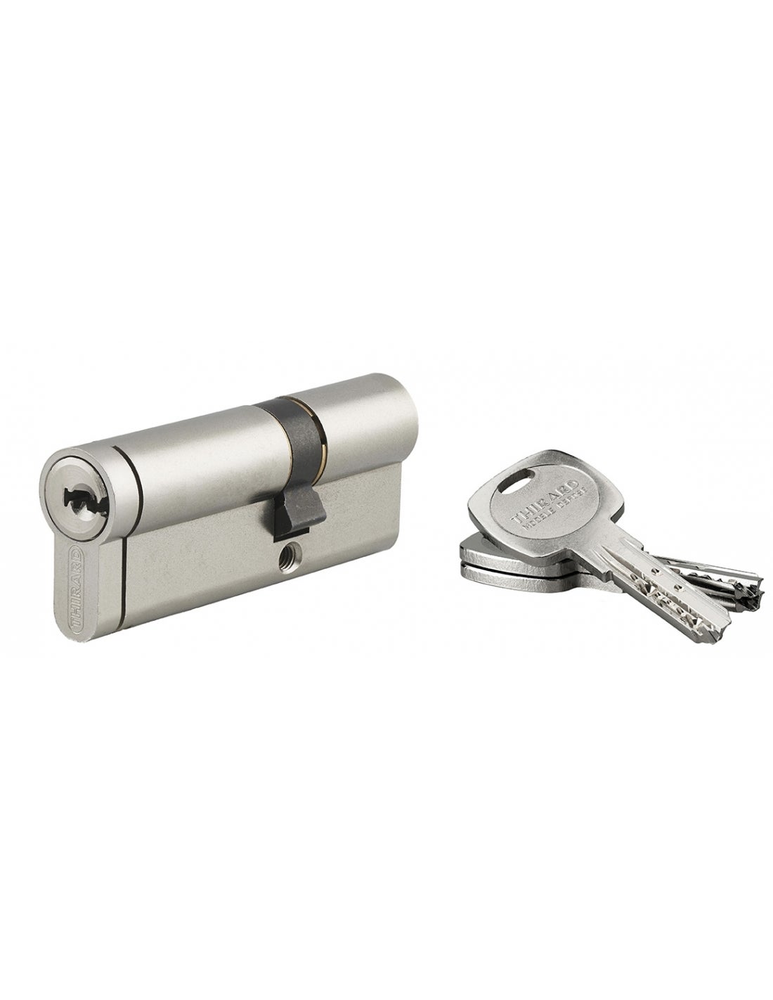 Cylindre De Serrure CISA Expert 10 30x50mm Argenté 5 Clés Réversibles