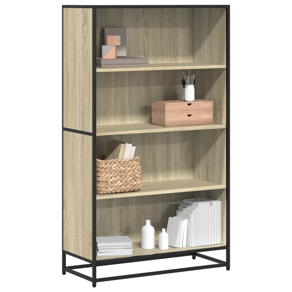 Regał, dąb sonoma, 80,5x35x139 cm, materiał drewnopochodny vidaXL