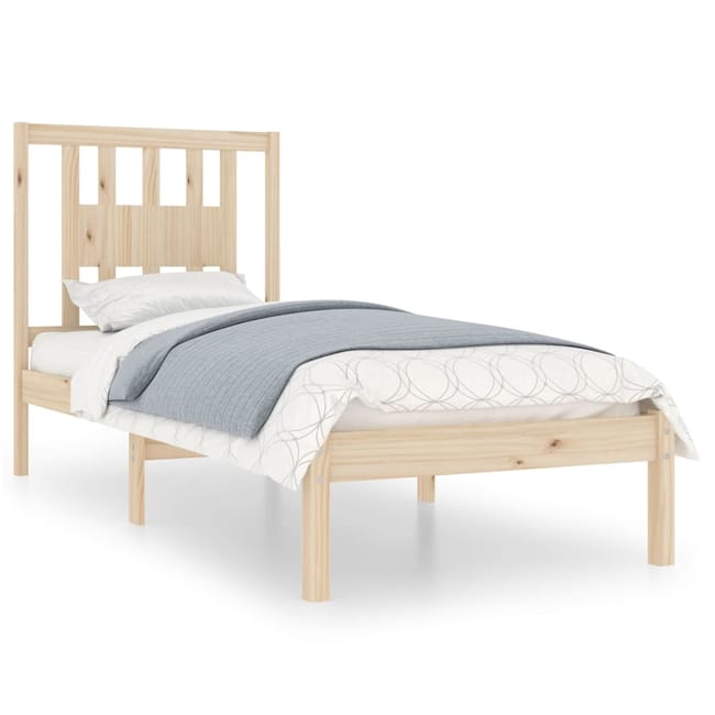 VidaXL Giroletto Bianco In Legno Massello 90x190 Cm 3FT Single | Leroy Merlin