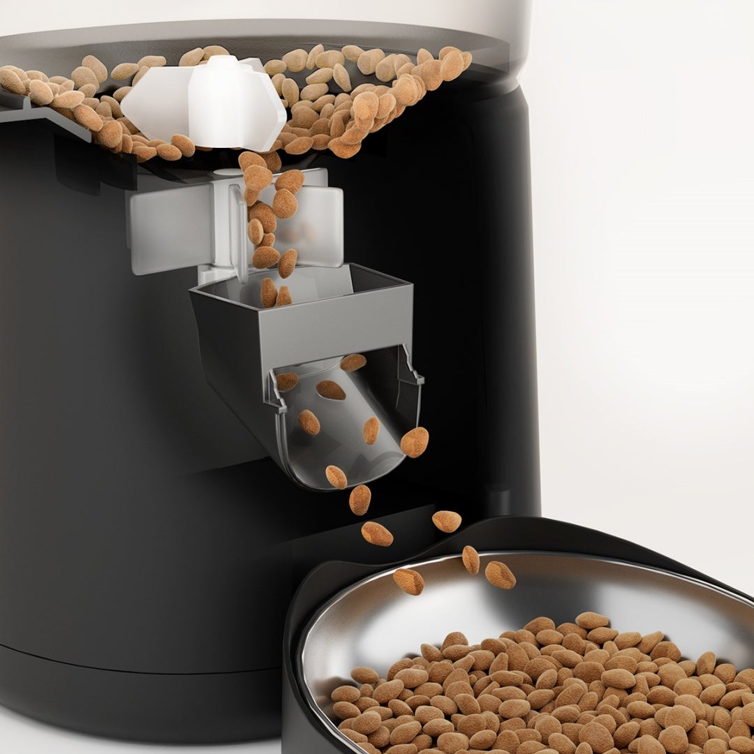 PUPPY KITTY PRO Distributeur de Croquettes Automatique 4L pour Chats/Chiens WiFi ,avec Contrôle APP, ​Enregistrement Vocal - 4