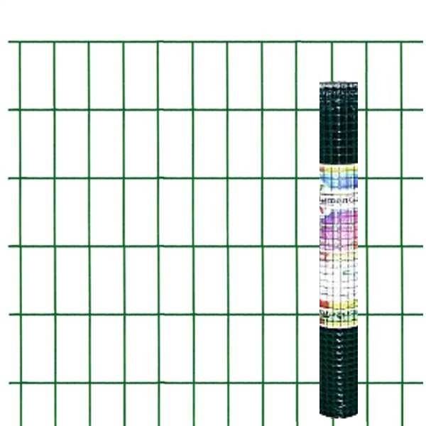 Rotolo rete elettrosaldata zincata e plastificata - 5 metri - maglia 12,7x12,7 mm - Altezza: 0,6 m