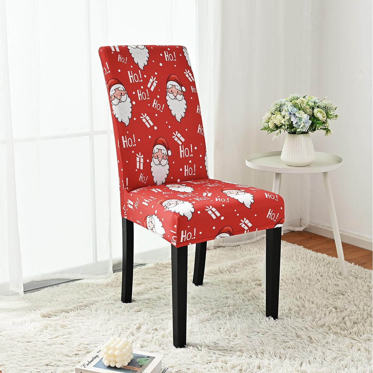 Housse De Chaise Extensible Lot De 4/6 – Protecteur Universel Salle à Manger, Lavable, Moderne Et Élégant