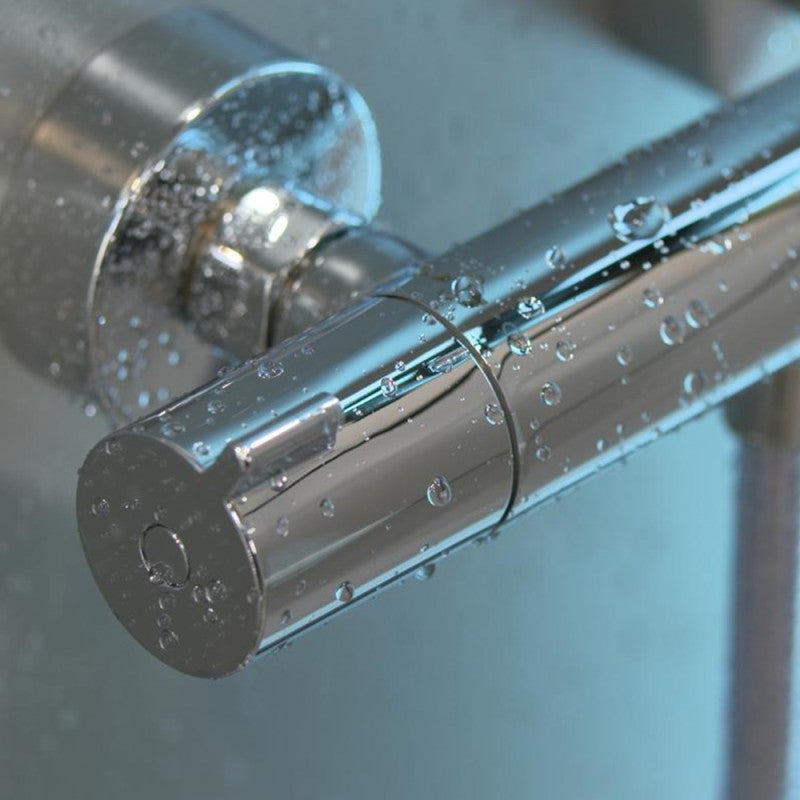 Pack mitigeur douche thermostatique HANSGROHE Ecostat 1001 CL + Barre et pommeau de douche Crometta Vario 2 jets Chromé - 2