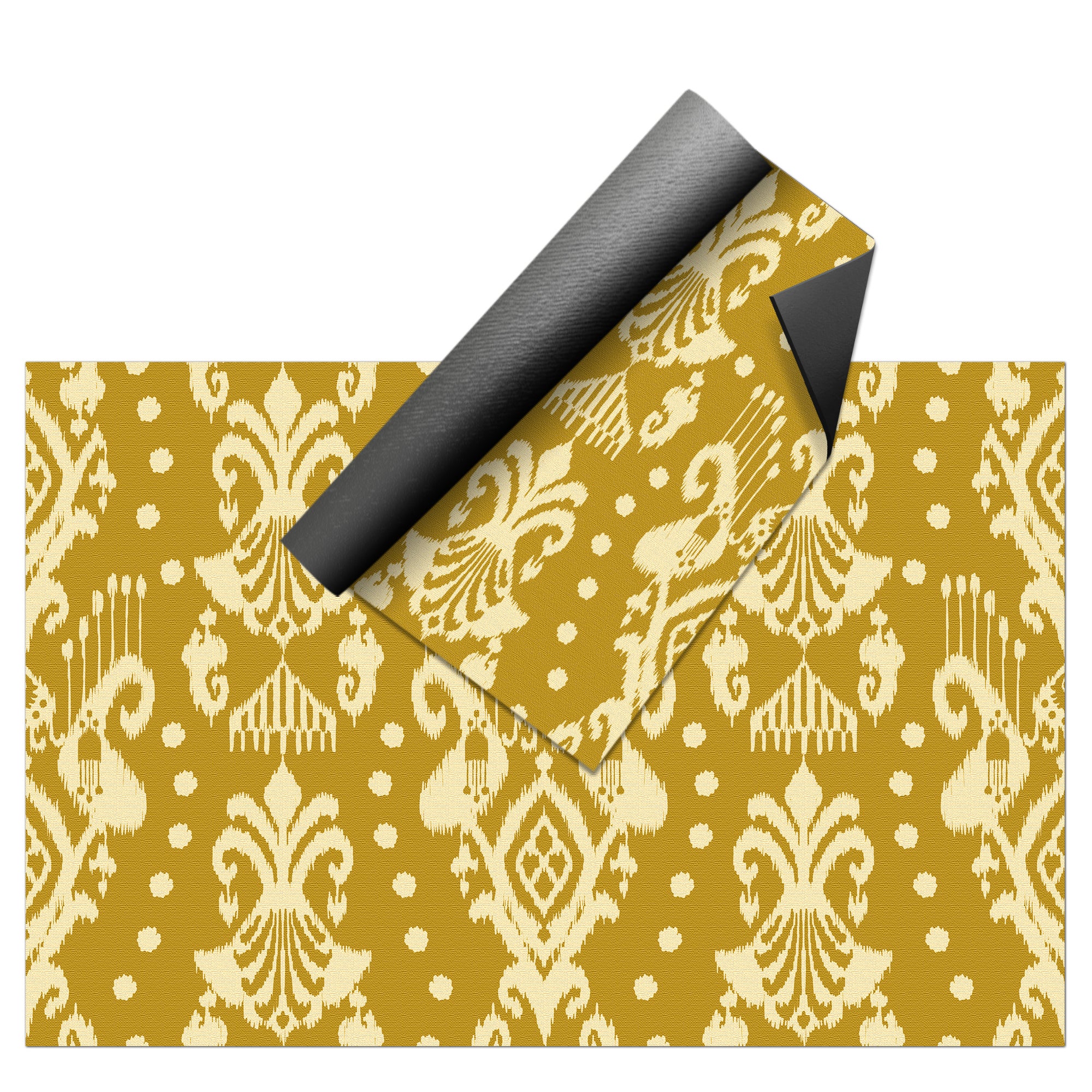 Tapis PVC Intérieur/Extérieur Mallorca Tournesol 160x240 cm - Vinyle imprimé antidérapant, lavable et résistant pour terrasse et maison - 8