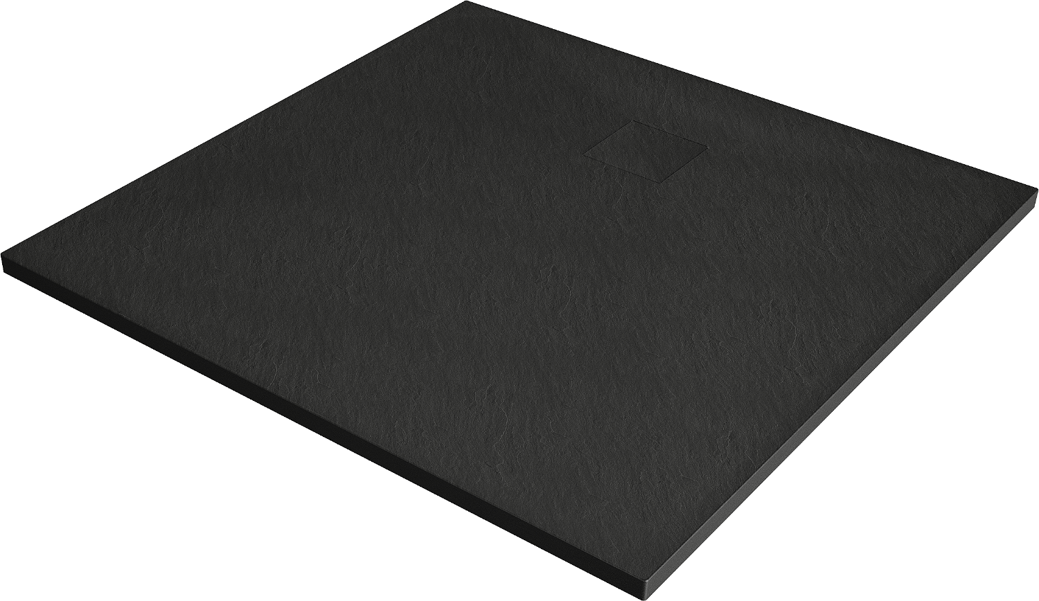 Mexen Bert brodzik kwadratowy SMC 80 x 80 cm, czarny - 4K708080