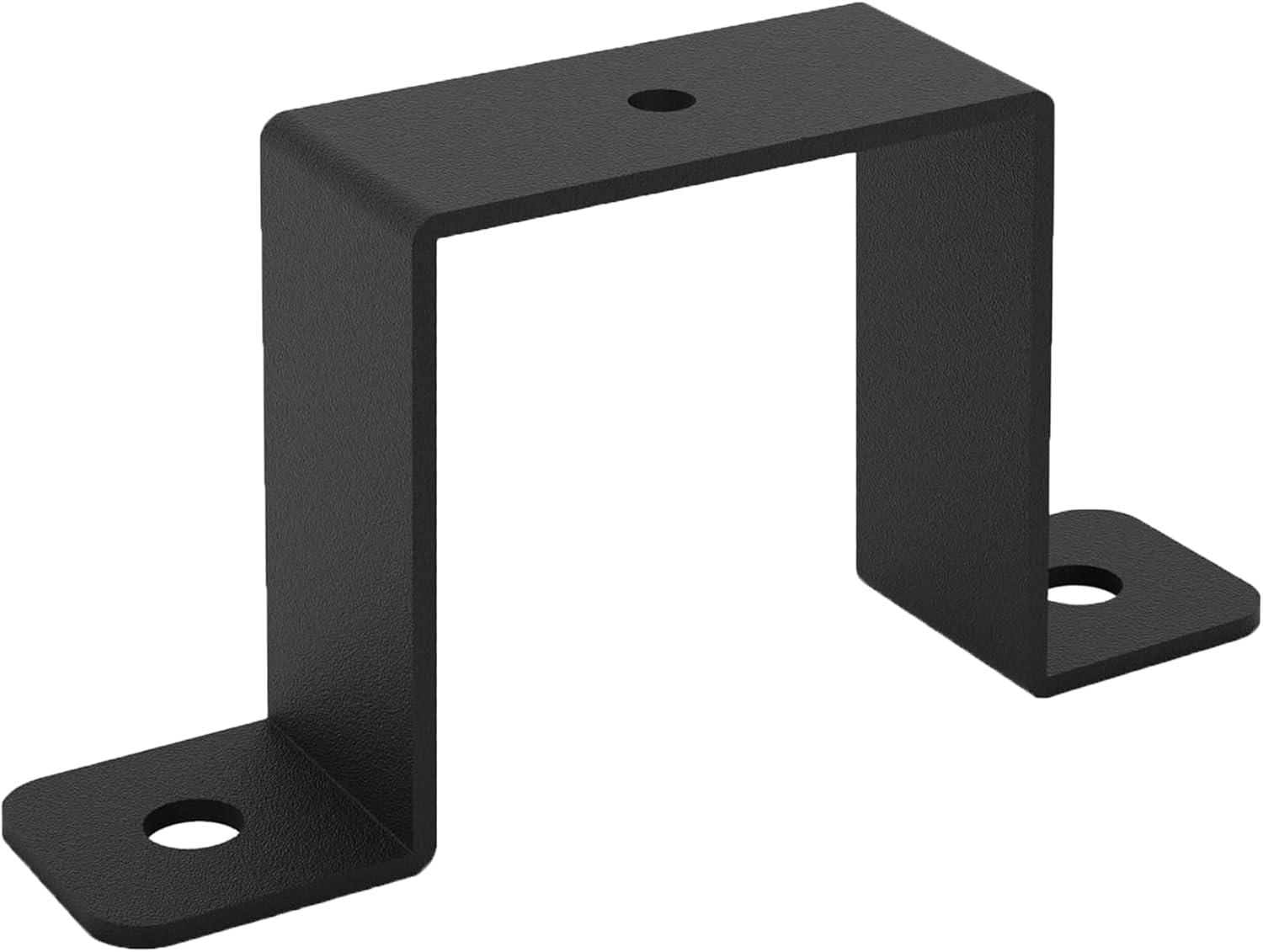 Lot de 4 colliers de serrage carrés en forme de U, support de fixation murale pour poteaux de clôture, supports de fixation murale adaptés - 4