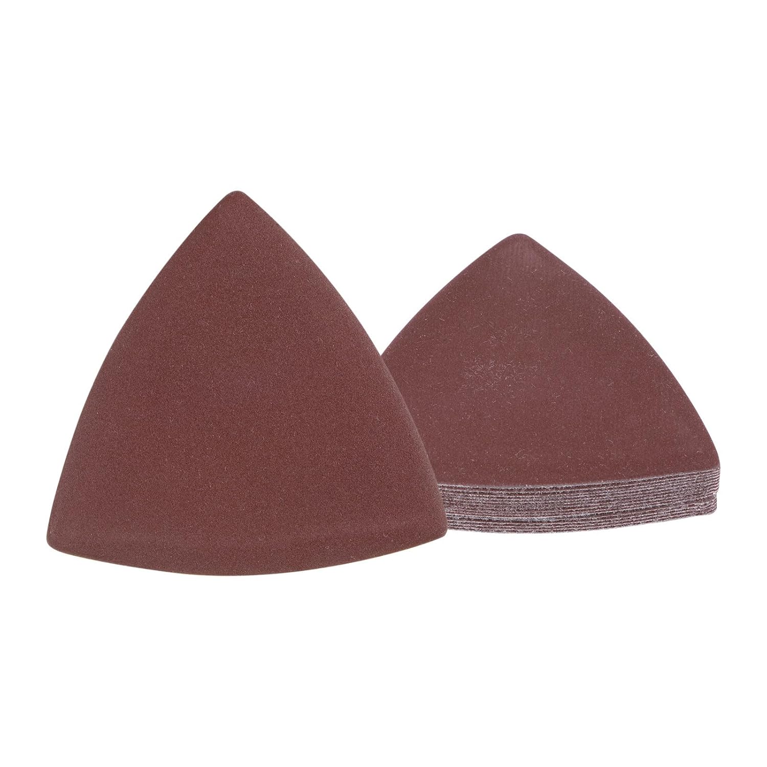 Feuilles Abrasives Triangles 60pcs Papier Verre Pour Ponceuse Mouse-Papier A Poncer 140x90 Mm Papier Abrasif 5 Trous Crochets Et Boucles Grain 40 60 80 120 180 240 Pour Poncage Triangulaire