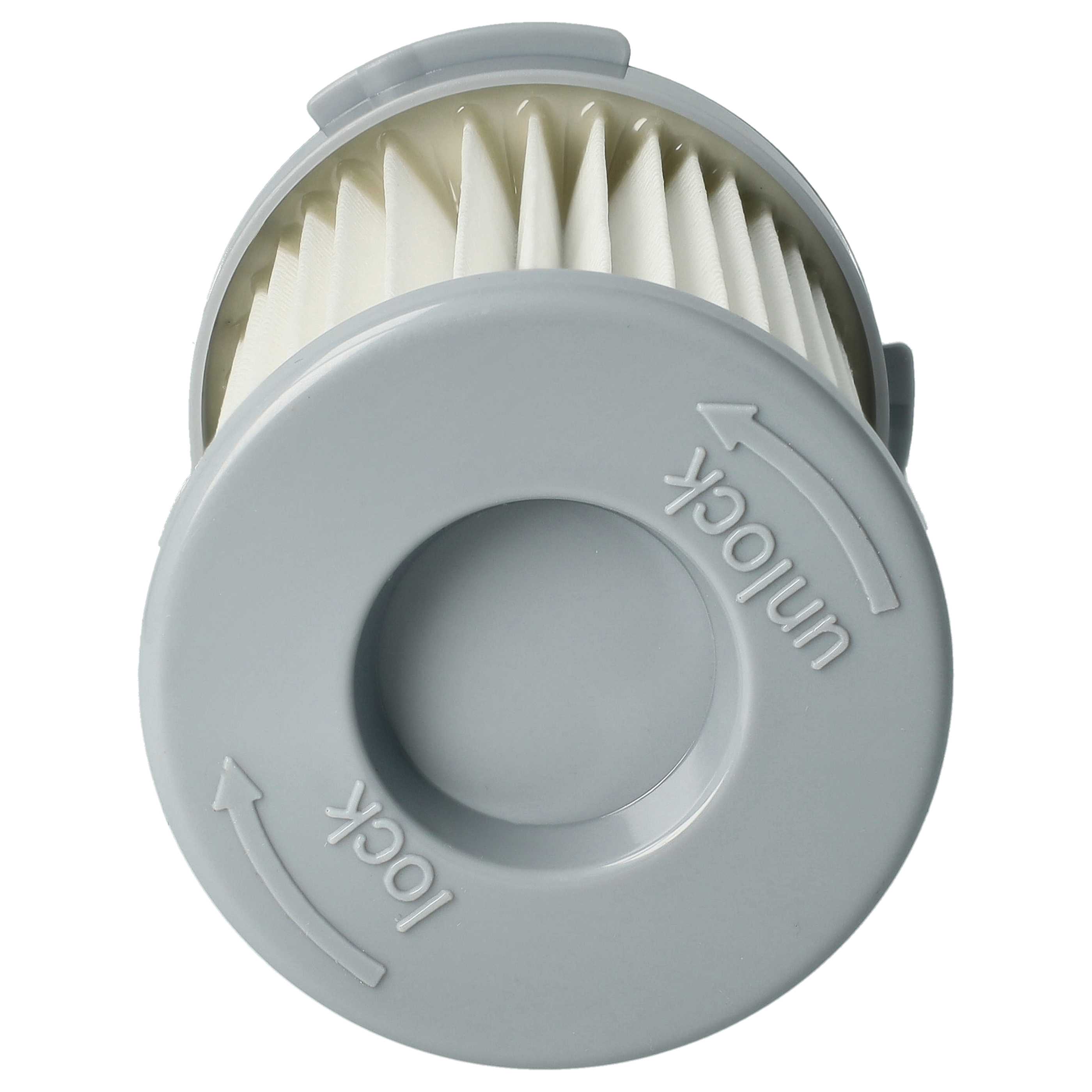 vhbw Filtre compatible avec AEG/Electrolux Energica ZS 203, ZS 204, ZS 205 aspirateur - filtre de sortie d'air, blanc - 3
