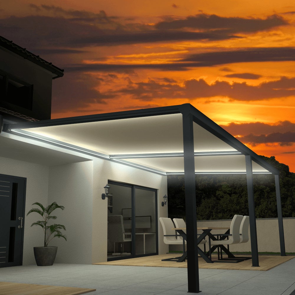 Pergola Anthracite en Aluminium 21 m² - 4