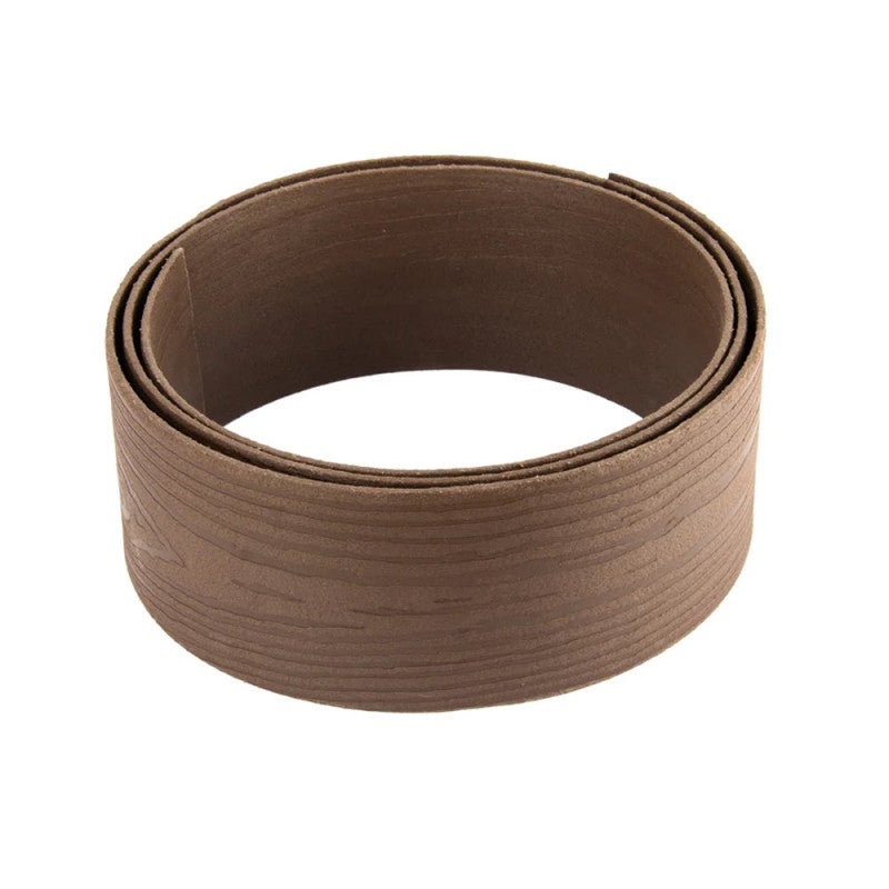 Bordure composite brune | Délimite jardins et allées avec une finition naturelle | Flexible et durable | 13 cm × 12,2 m - 2
