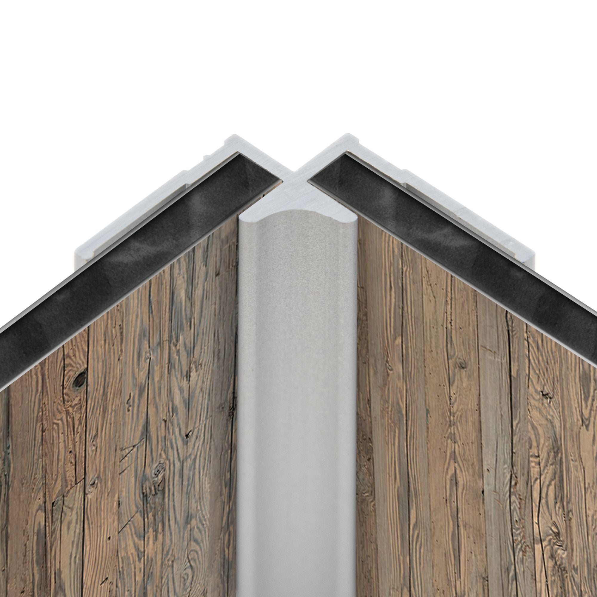Schulte pack de 3 profilés 255 cm: 2 profilés de finition + 1 profilé d'angle pour panneau mural de douche, lambris, DécoDesign,&nbsp;aluminium alu-argenté - 4
