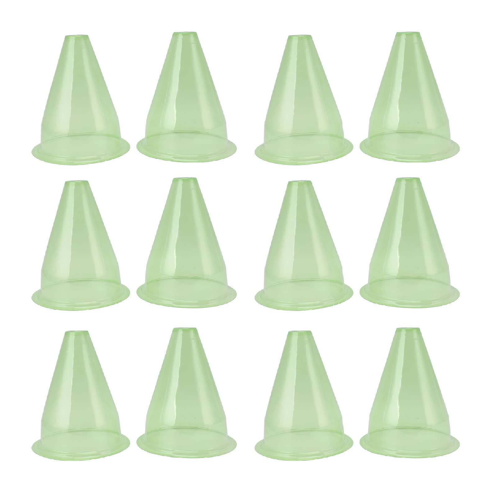 30 Campane Protettive Per Piante In Plastica PVC Trasparente, Diametro 19,6 Cm, Altezza 22,1 Cm, Riutilizzabili, Antigelo E Antiparassari Per Orto E Giardino - 4