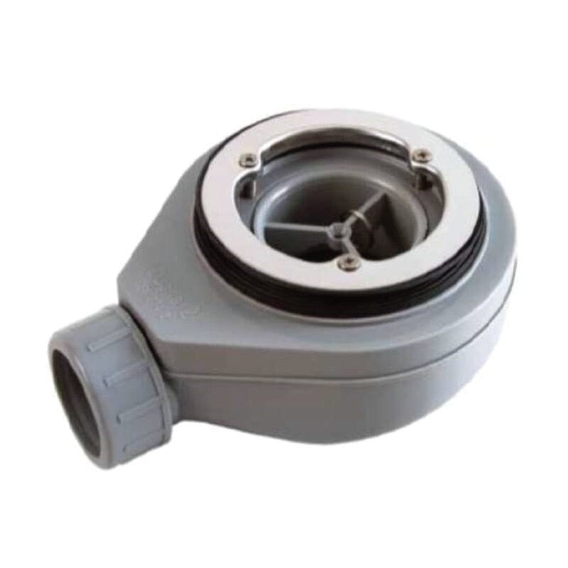 Plato de ducha pizarra PURE GRIS 80x90 cm rejilla inox - 6