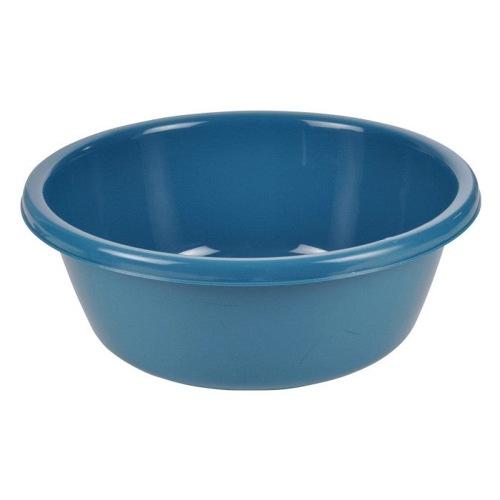 Bassine Carrée 15L Bleu Paon - Plastique Pratique Pour Jardin Ou Ménage