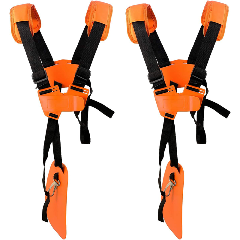 2 regulowane paski do kosiarki z nylonowym paskiem do ogrodu lub kosiarki KM, Stihl FS (pomarańczowy)