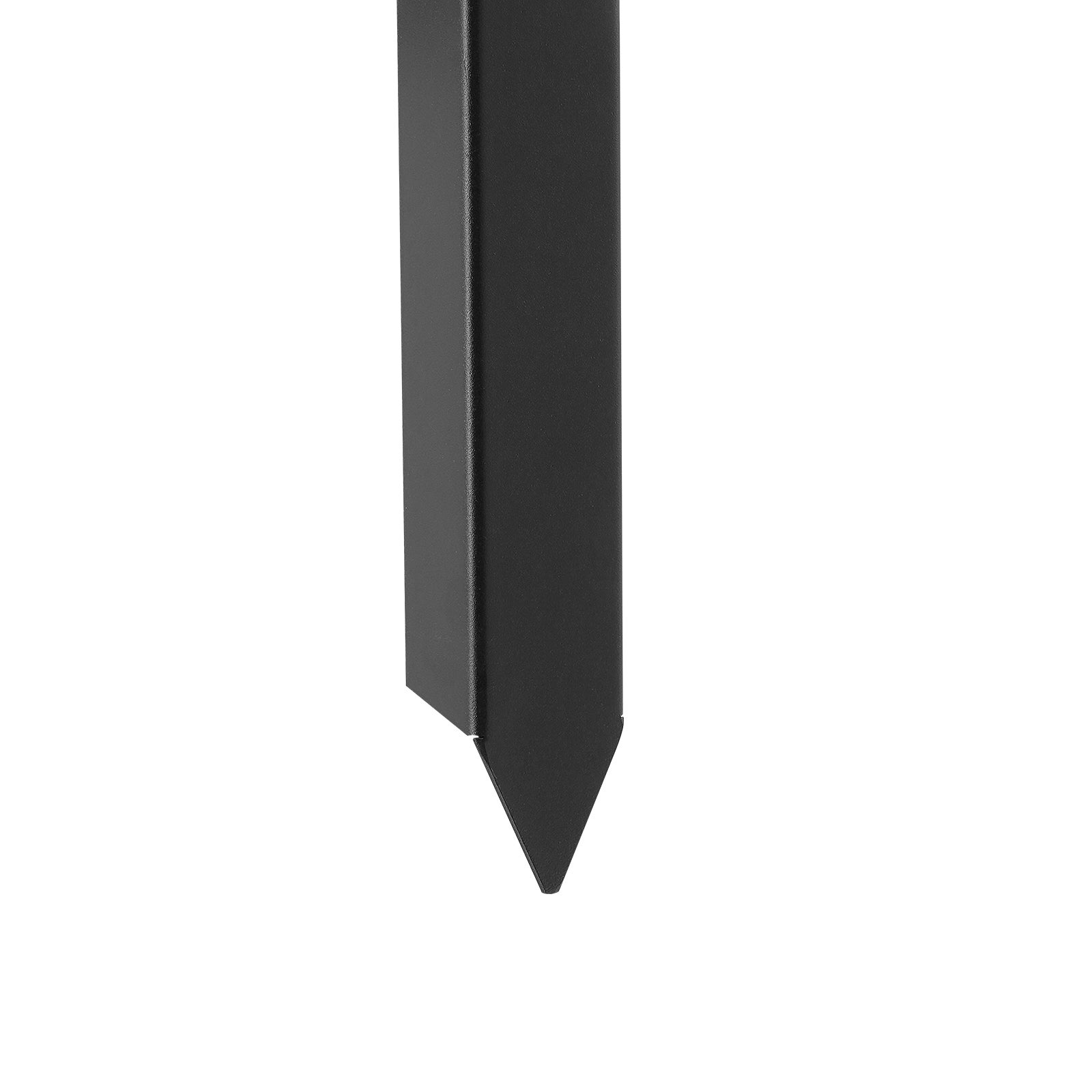 Kit de réparation de poteau de clôture,VEVOR 4 pcs,support de poteau en acier robuste,intérieur 51 x 51 mm,piquet d'ancrage au sol pour réparation - 9