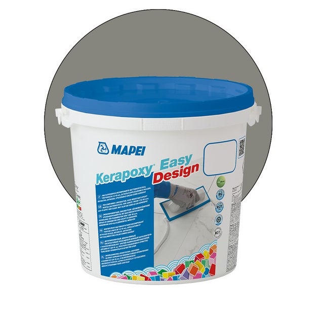 KERAPOXY EASY DESIGN 3Kg MAPEI - 113 Gris ciment - 3 Kg