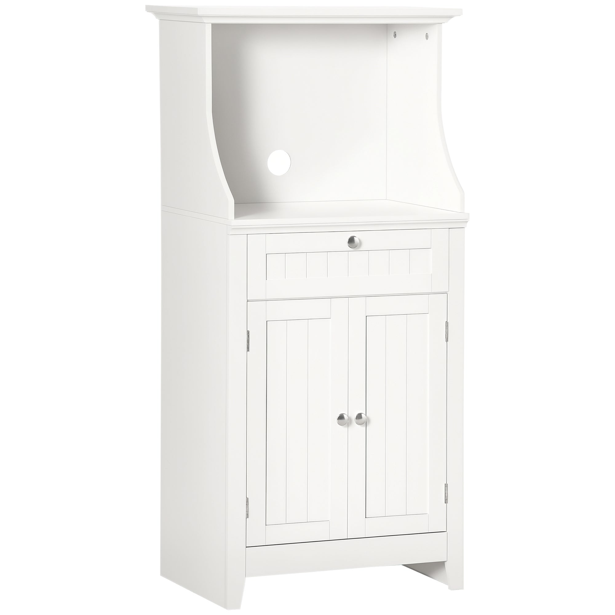 Meuble armoire micro-ondes pour cuisine avec 1 tiroir, 2 Portes 60 x 40 ...