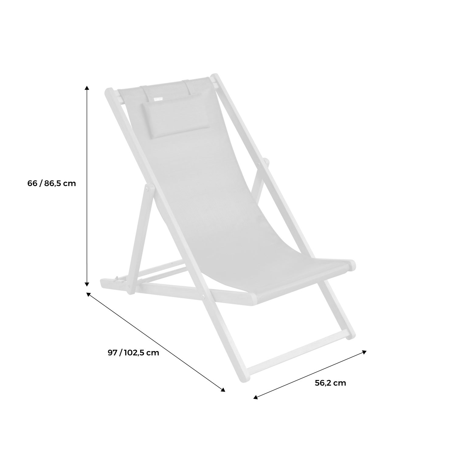 Chiliennes bois - Creus - 2 transats en bois d'Eucalyptus huilé avec coussin repose-tête terra cotta CREUS - 9