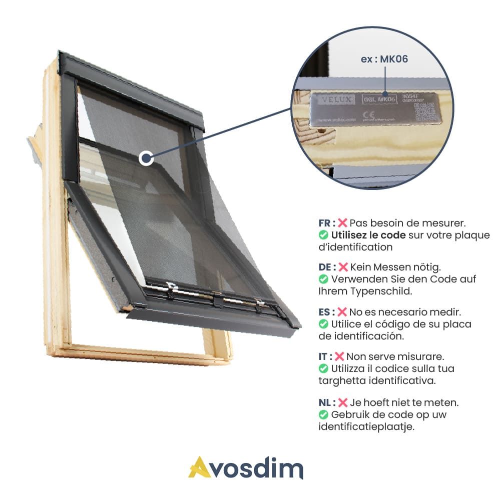 Store extérieur anti-chaleur pare-soleil pour fenêtre de toit – compatible VELUX® 304, M04, 306, M06, 308, M08 - 5
