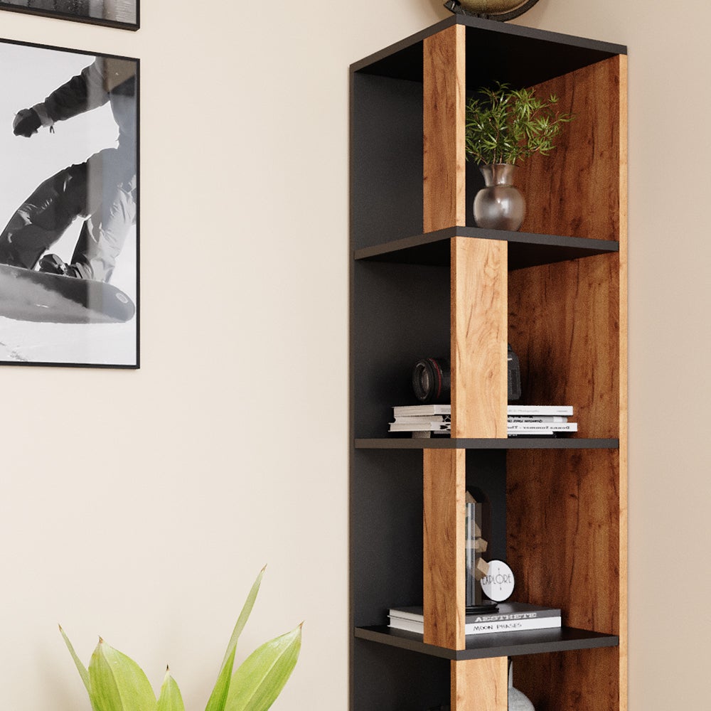 Vicco Prateleira de canto Lio, carvalho goldkraft, 33.3x162.2 cm - 5