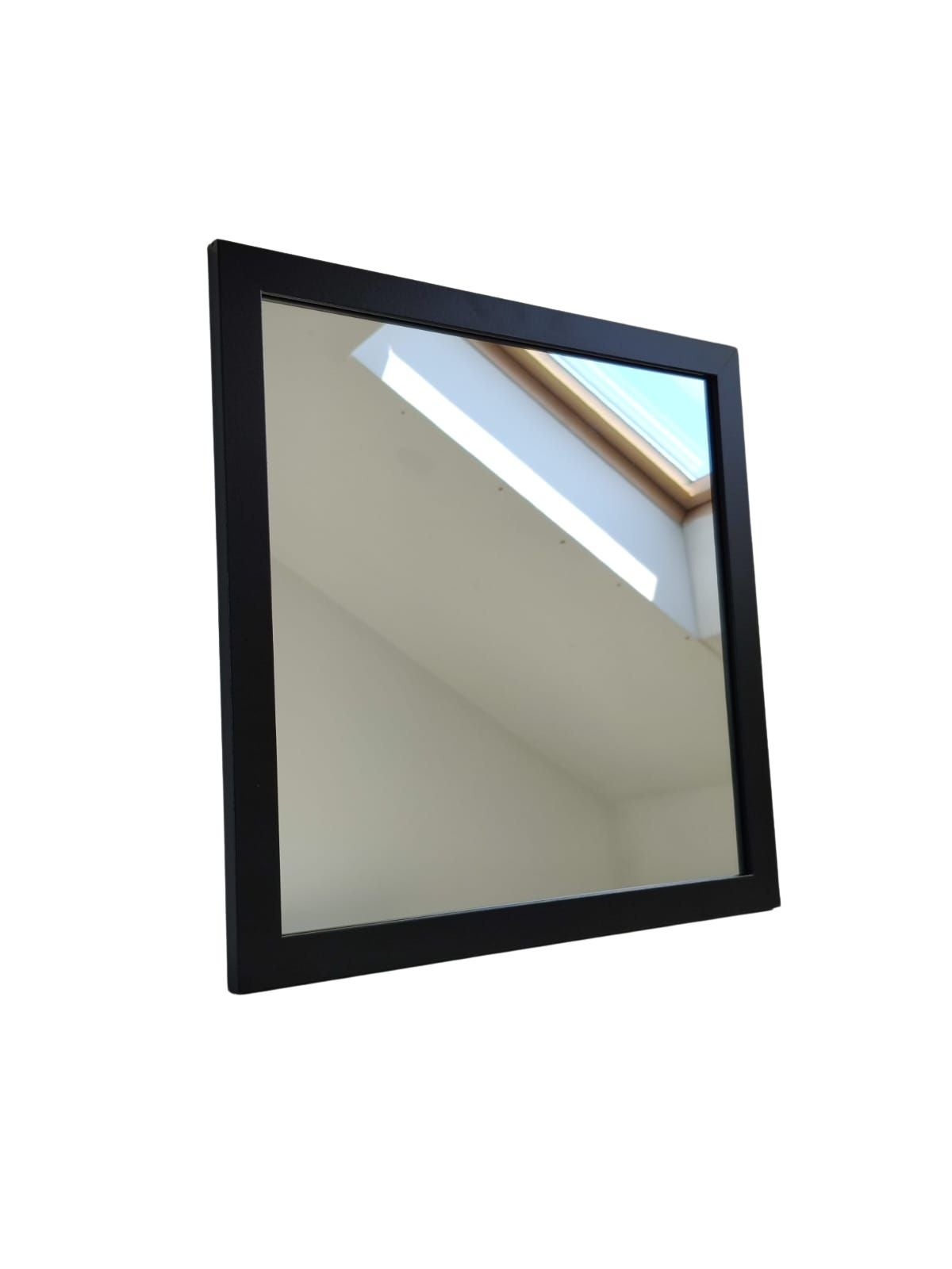 Lustro kwadratowe z serii HIT Erama 40x40 cm w ramie czarnej 1szt.