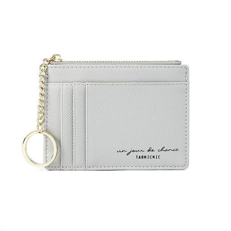 Porte-Monnaie Unisexe Élégant à Fermeture Éclair – Pratique Pour Pièces, Cartes Et Clés, Style Tendance Quotidien